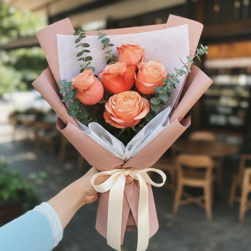 Букет цветов из: Розы в Сюмси