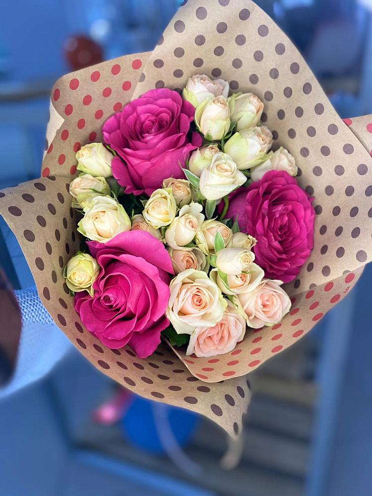 Букет цветов из: Розы в Сюмси