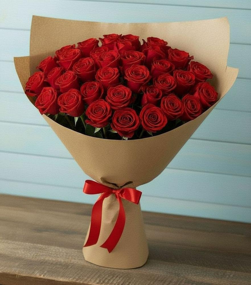Букет Красные розы Милано в Сюмси