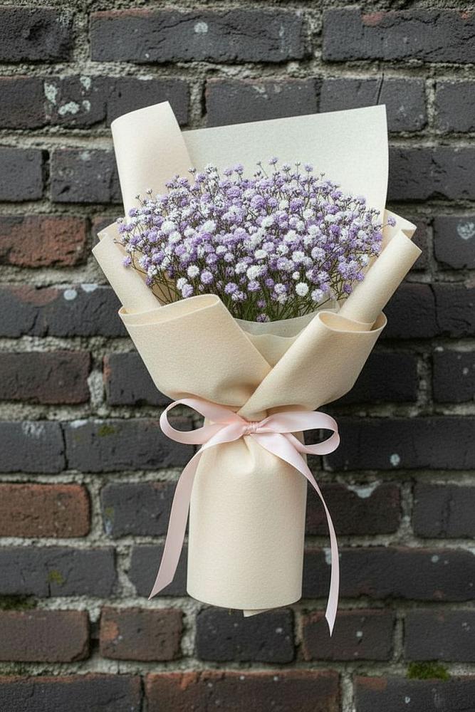 Букет цветов из: Гипсофила в Сюмси