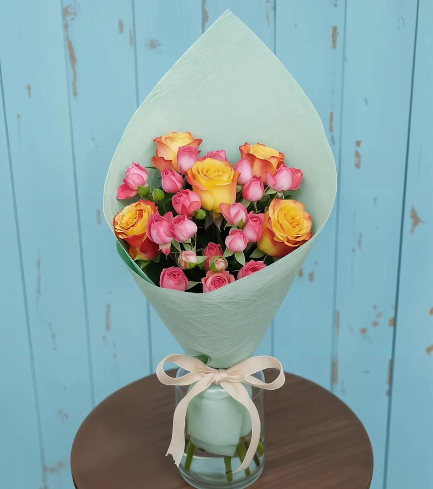 Букет цветов из: Розы в Сюмси