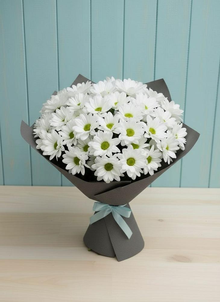 Букет цветов из: Хризантемы в Сюмси