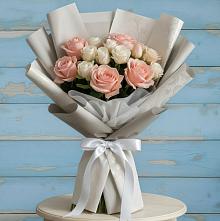 Букет цветов из:  Розы в Сюмси