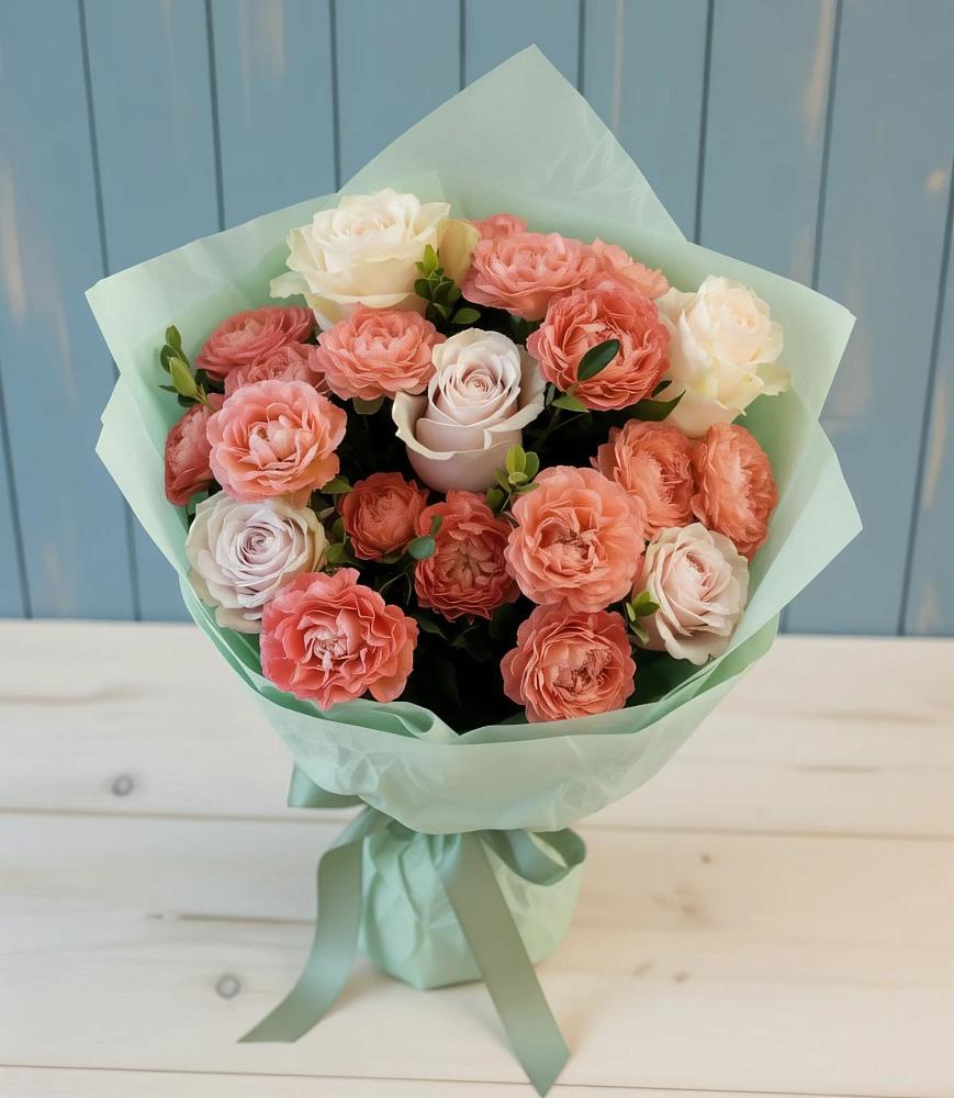 Букет цветов из: Розы в Сюмси