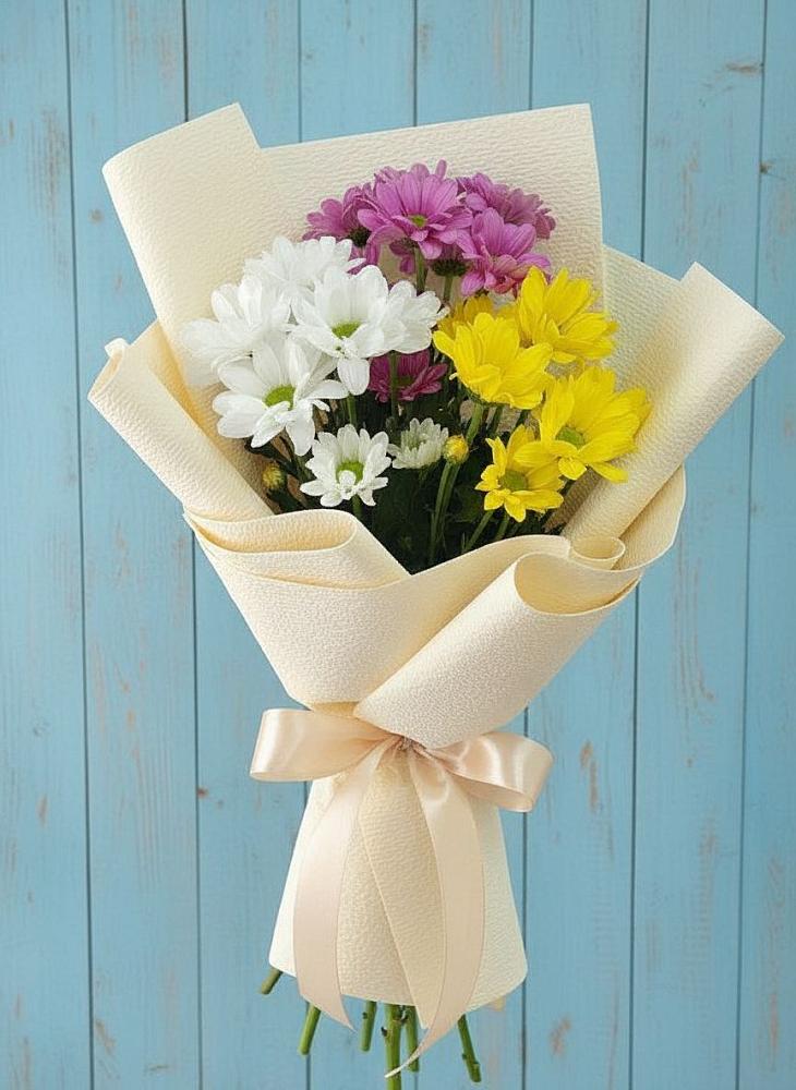 Букет цветов из: Хризантемы в Сюмси