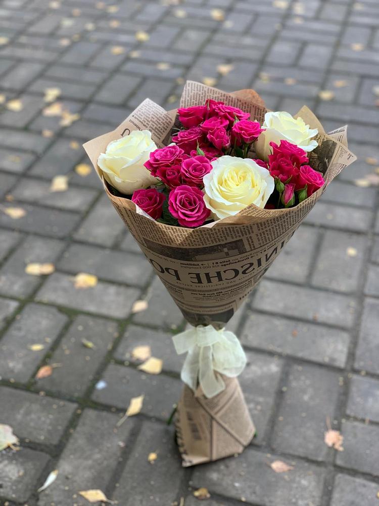 Букет цветов из: Розы в Сюмси