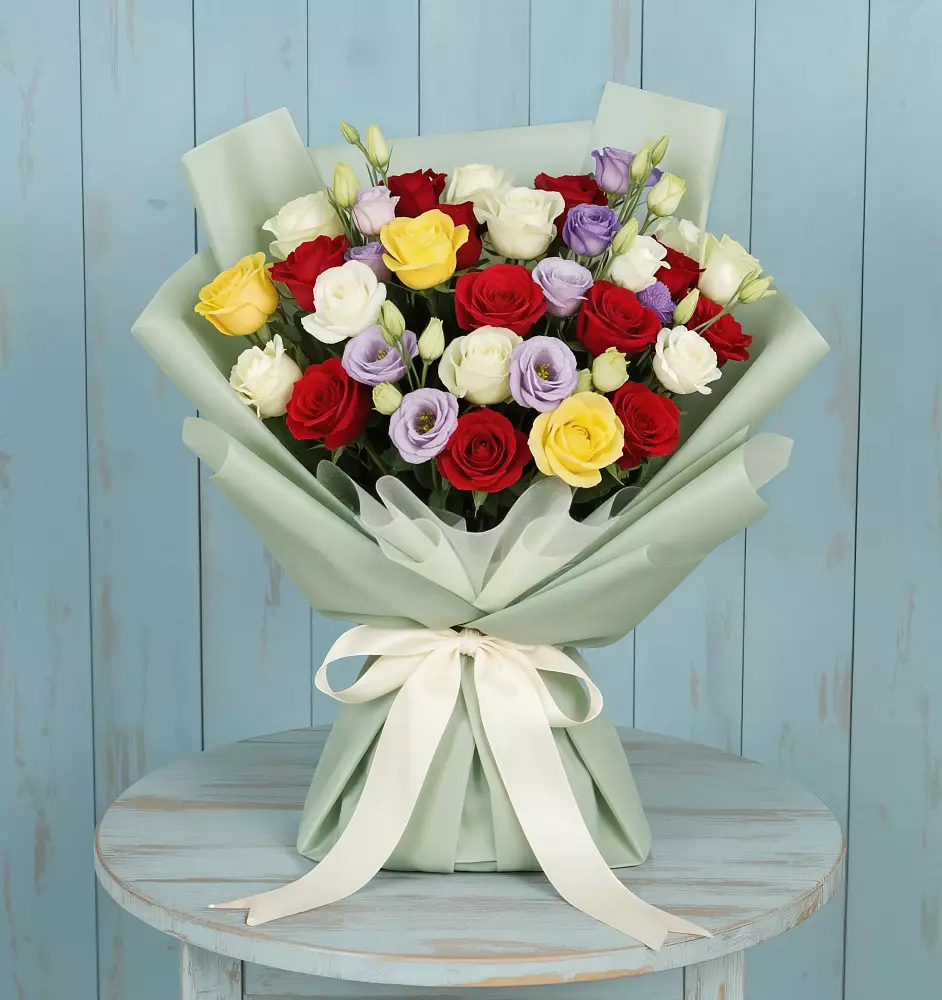 Букет цветов из: Розы в Сюмси